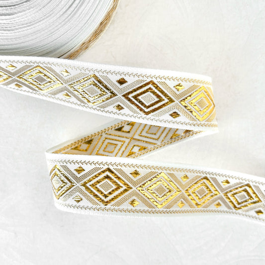 Metallic_Diamond_Jacquard_Ribbon