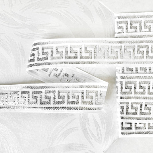 Metallic_Greek_Key_Jacquard_Ribbon