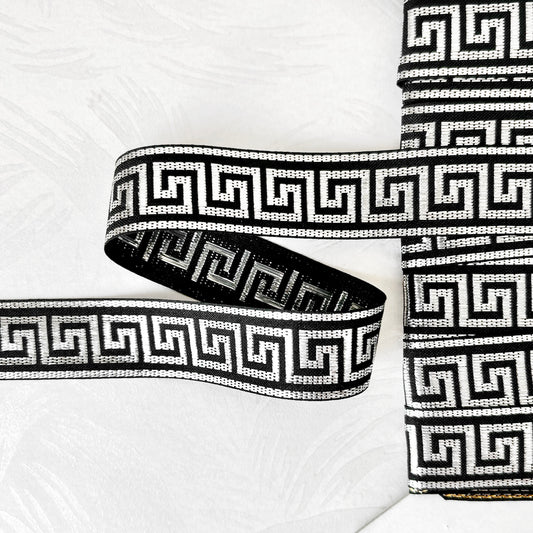 Metallic_Greek_Key_Jacquard_Ribbon