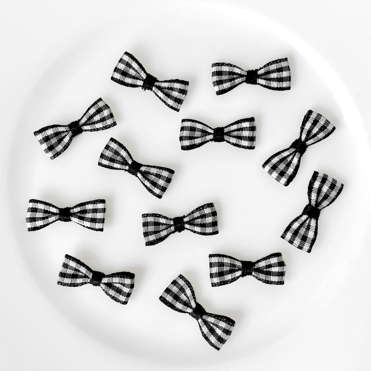 Mini Gingham Check Bow-Ties - Multiple Colorways