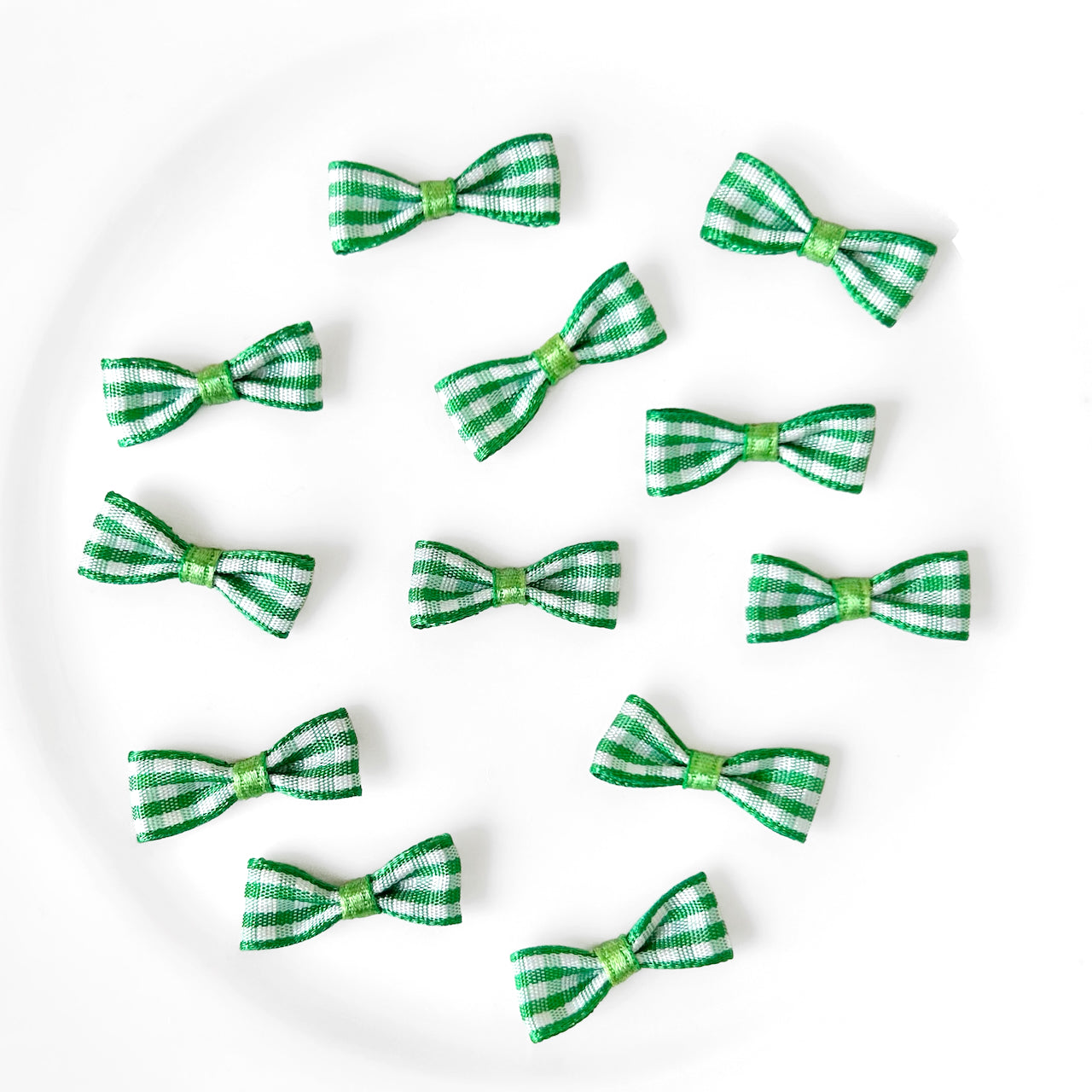 Mini Gingham Check Bow-Ties - Multiple Colorways