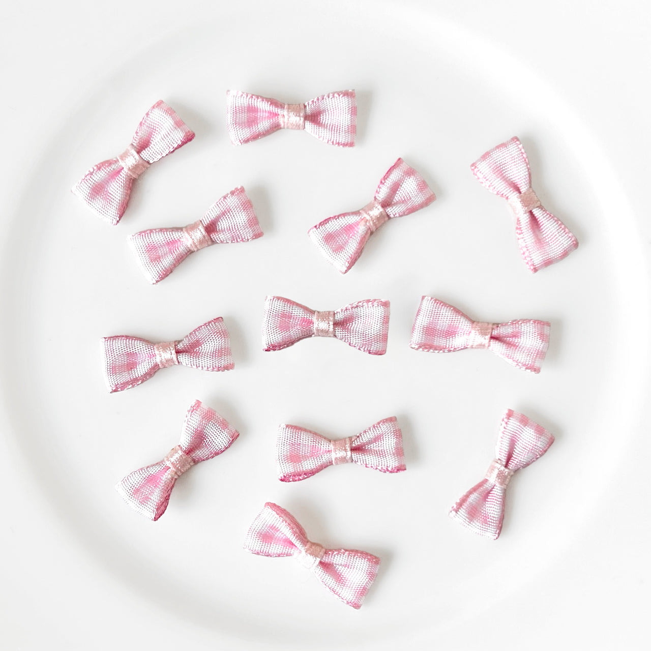 Mini Gingham Check Bow-Ties - Multiple Colorways
