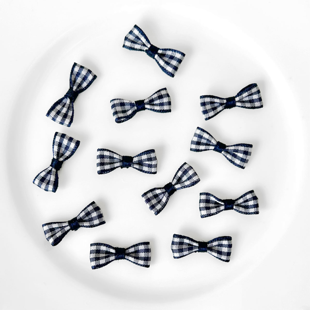 Mini Gingham Check Bow-Ties - Multiple Colorways