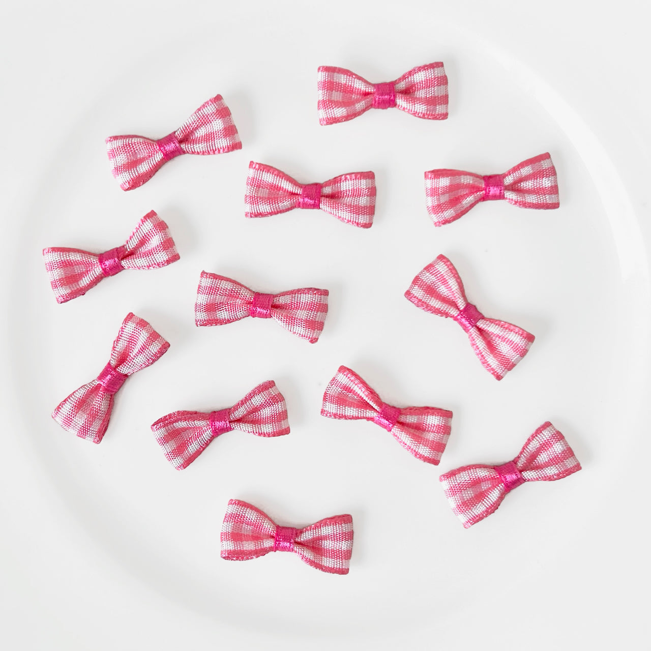 Mini Gingham Check Bow-Ties - Multiple Colorways