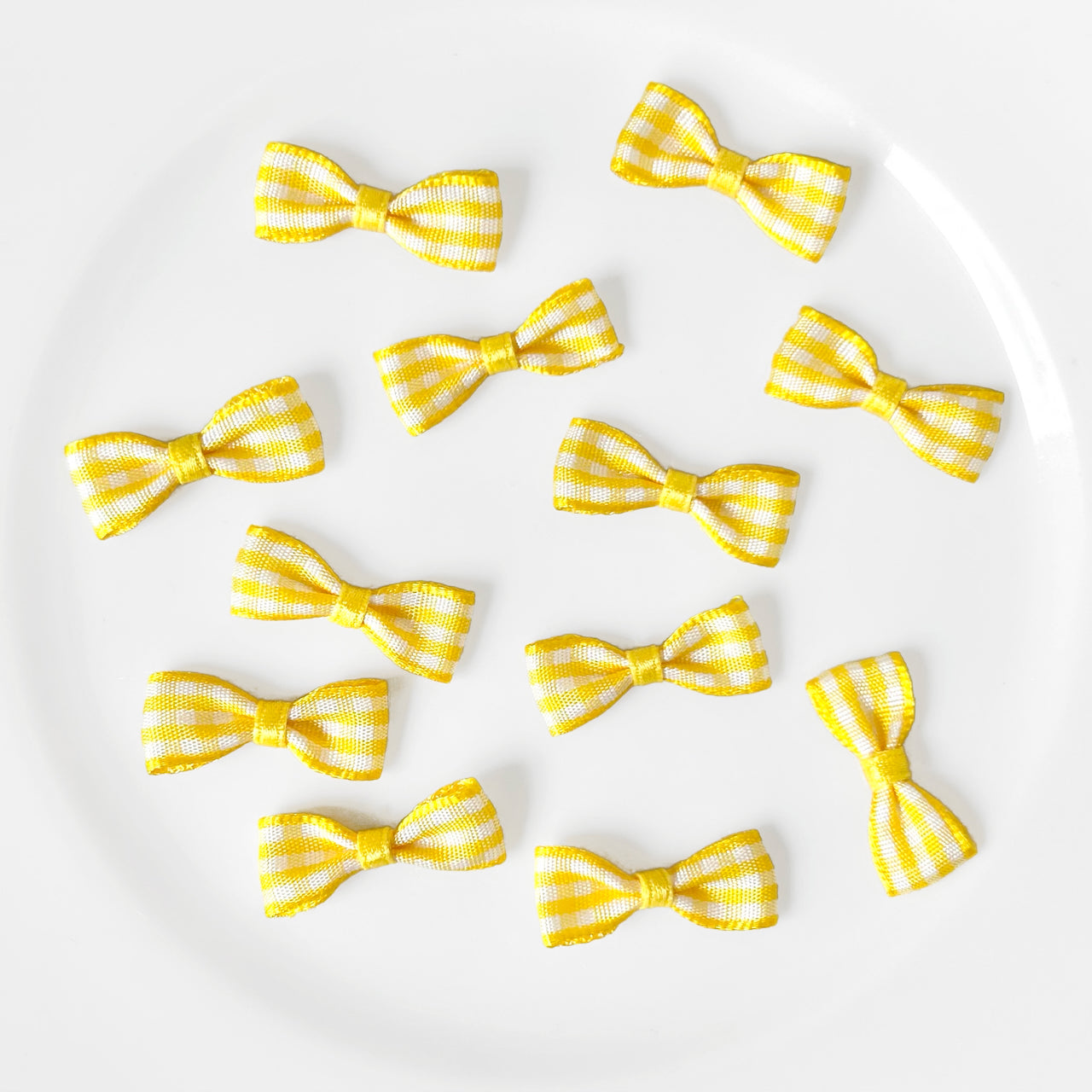 Mini Gingham Check Bow-Ties - Multiple Colorways