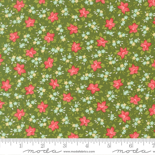 Moda_Marylebone_Small_Floral_Fabric_Green