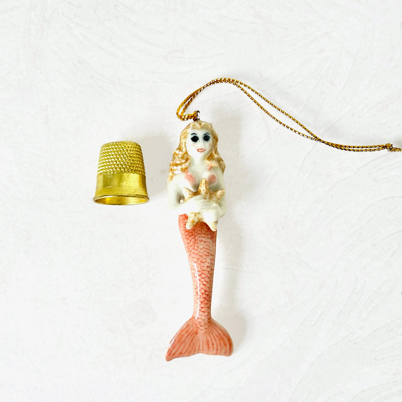 Miniature Porcelain Mermaids