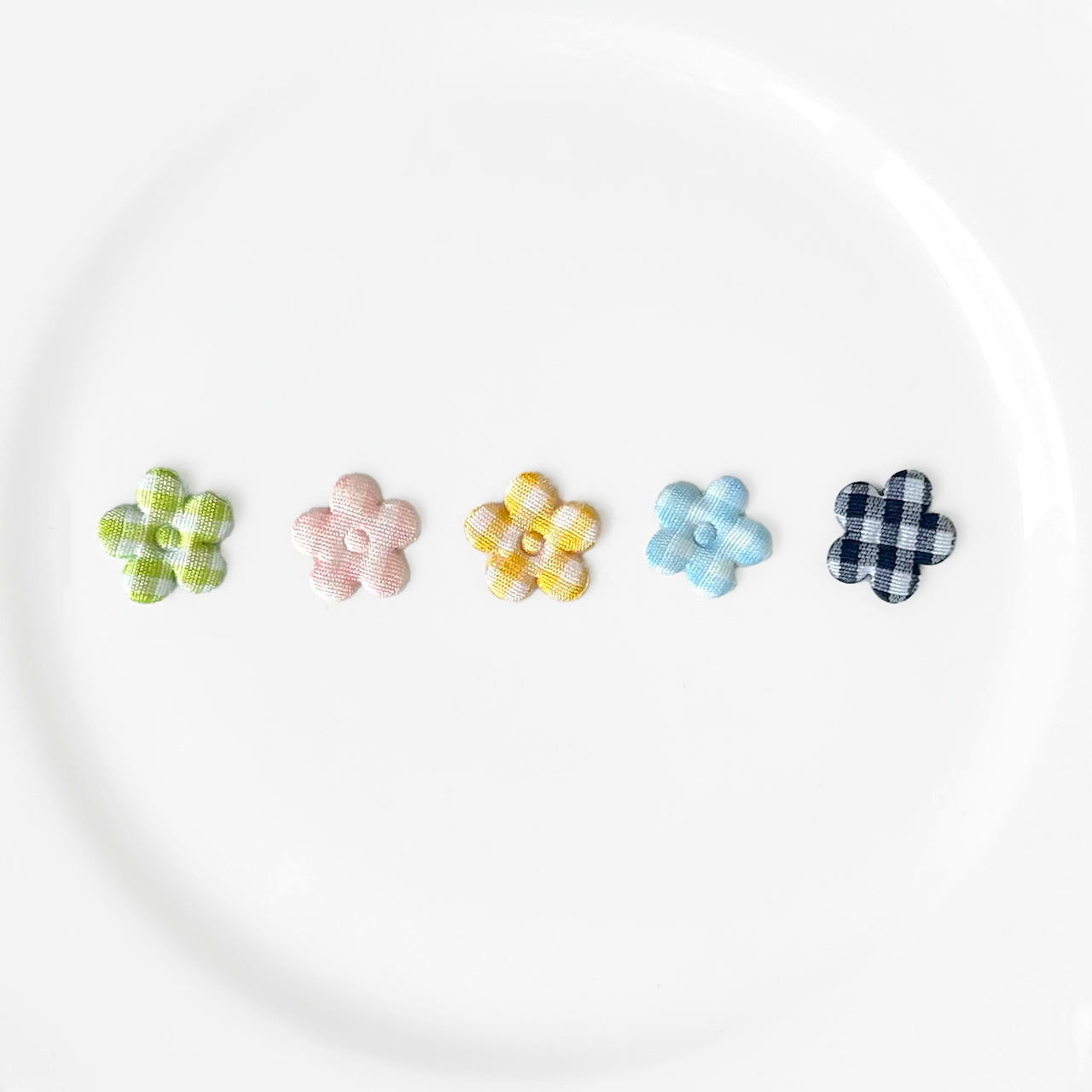 Puffy_Checkered_Flower_Applique