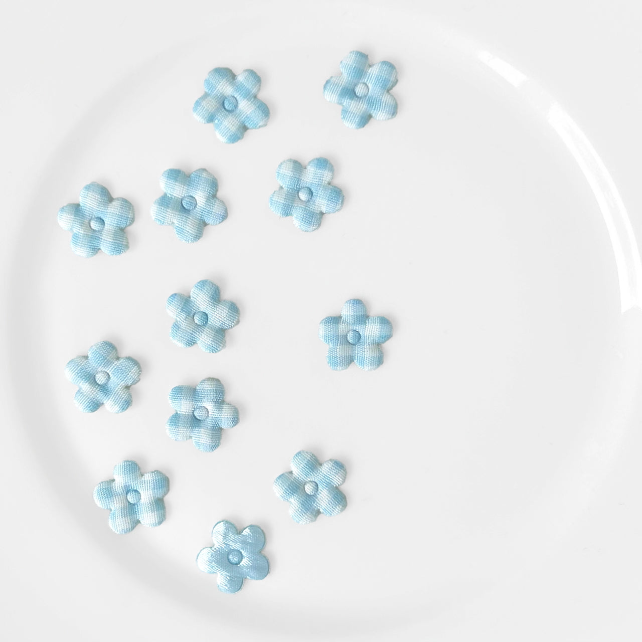 Puffy_Checkered_Flower_Applique