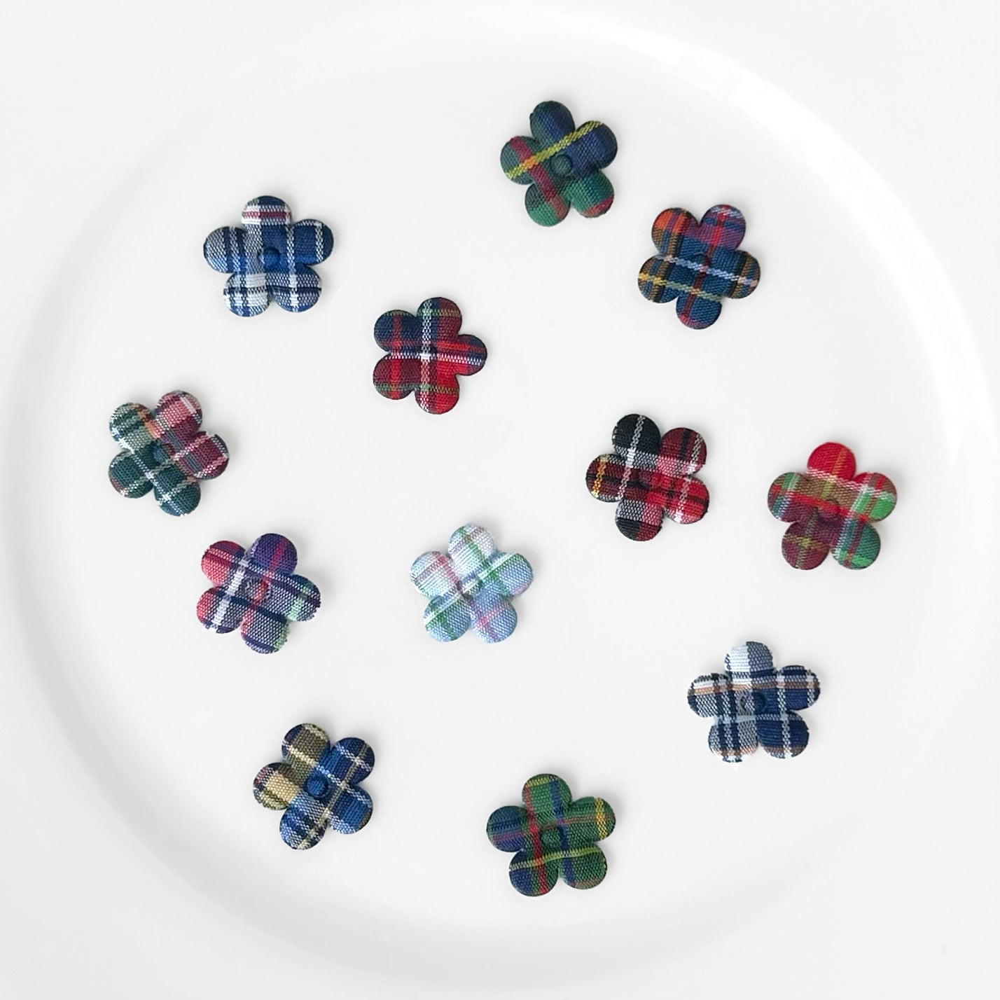 Puffy_Plaid_Flower_Appliques