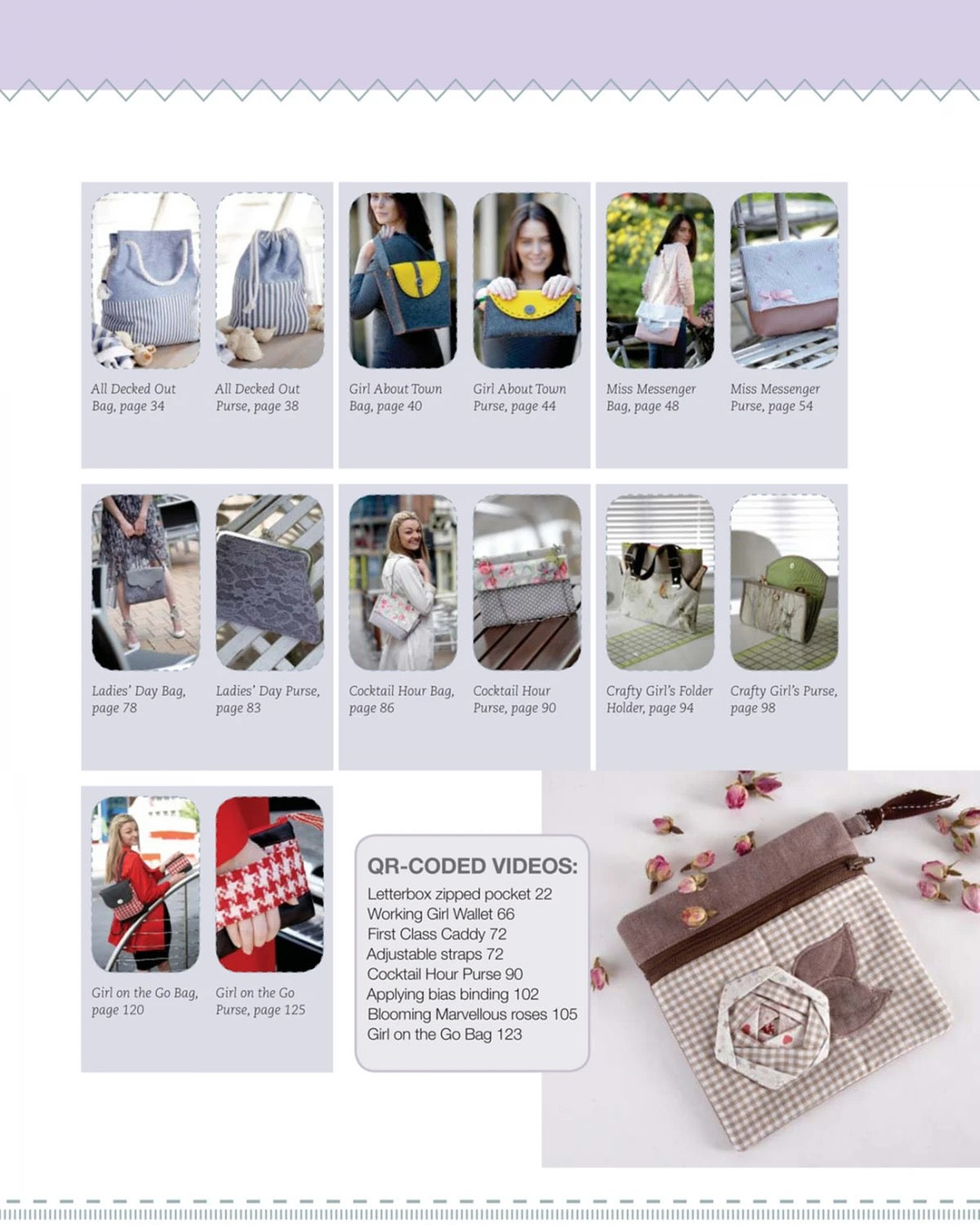 Half Yard Bags and Purses - Debbie Shore