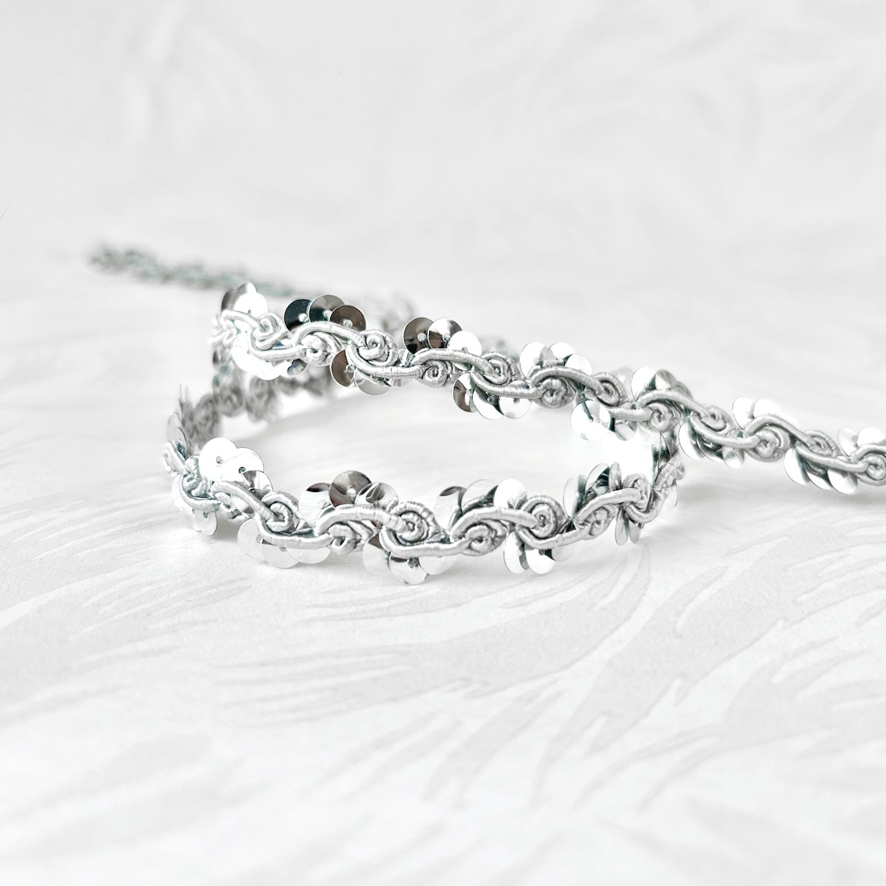 Sequin Scroll Braid - Multiple Colorways