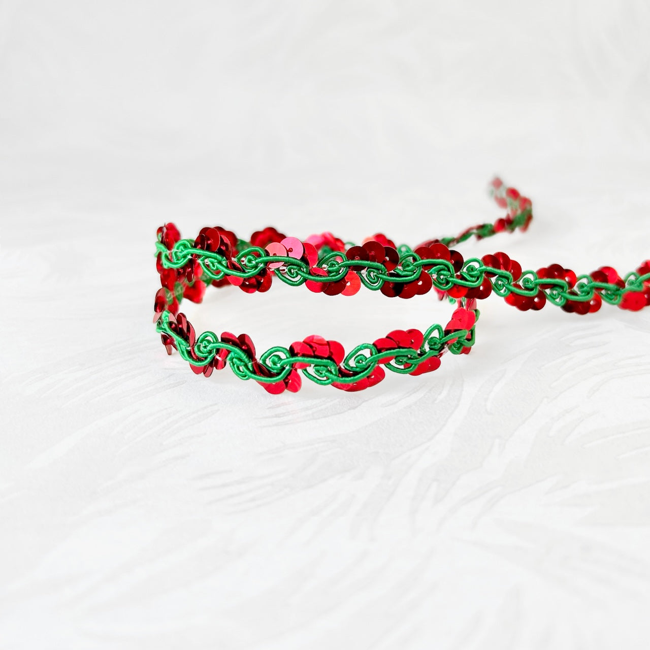 Sequin Scroll Braid - Multiple Colorways