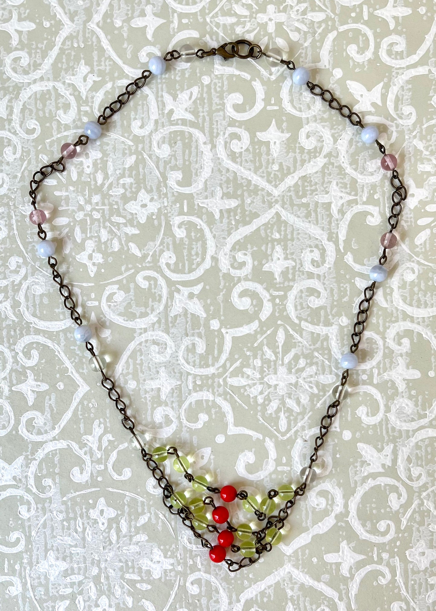 Red Center Necklace