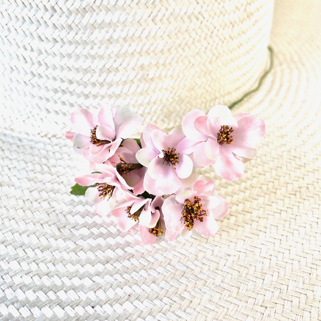 Small Pink Flower Millinery Bunch