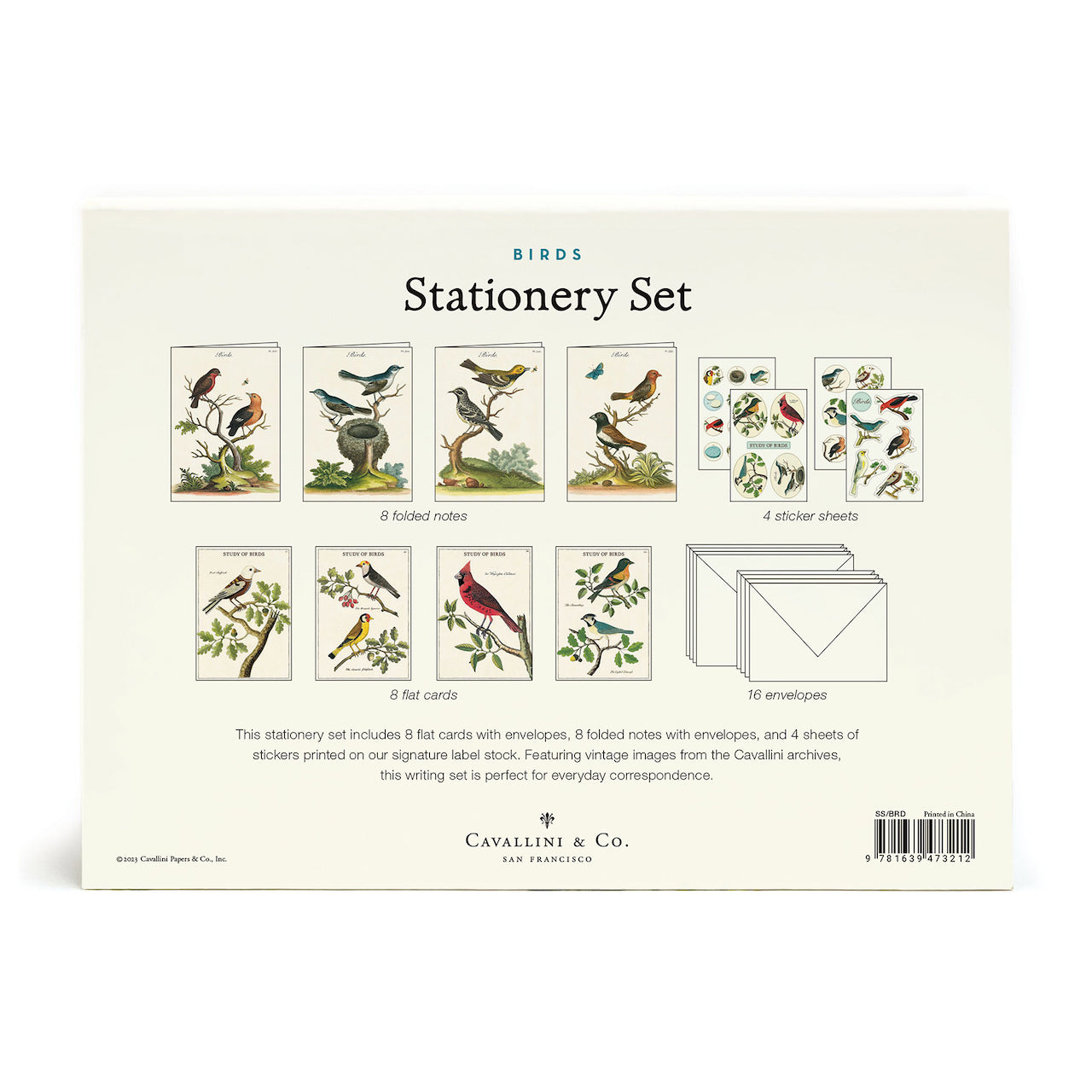 Study_Of_Birds_Stationery_Set