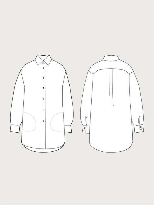 Oversized Shirt Pattern by The Assembly Line