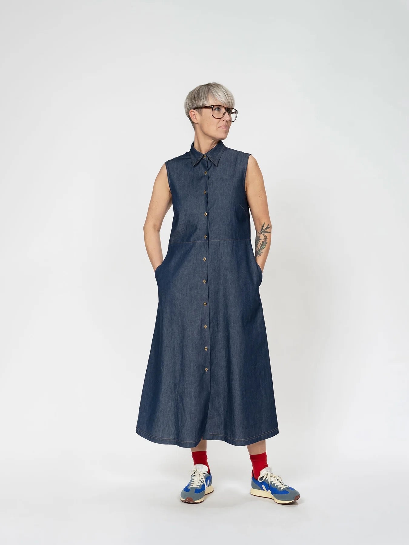 Shirt Dress Pattern by The Assembly Line