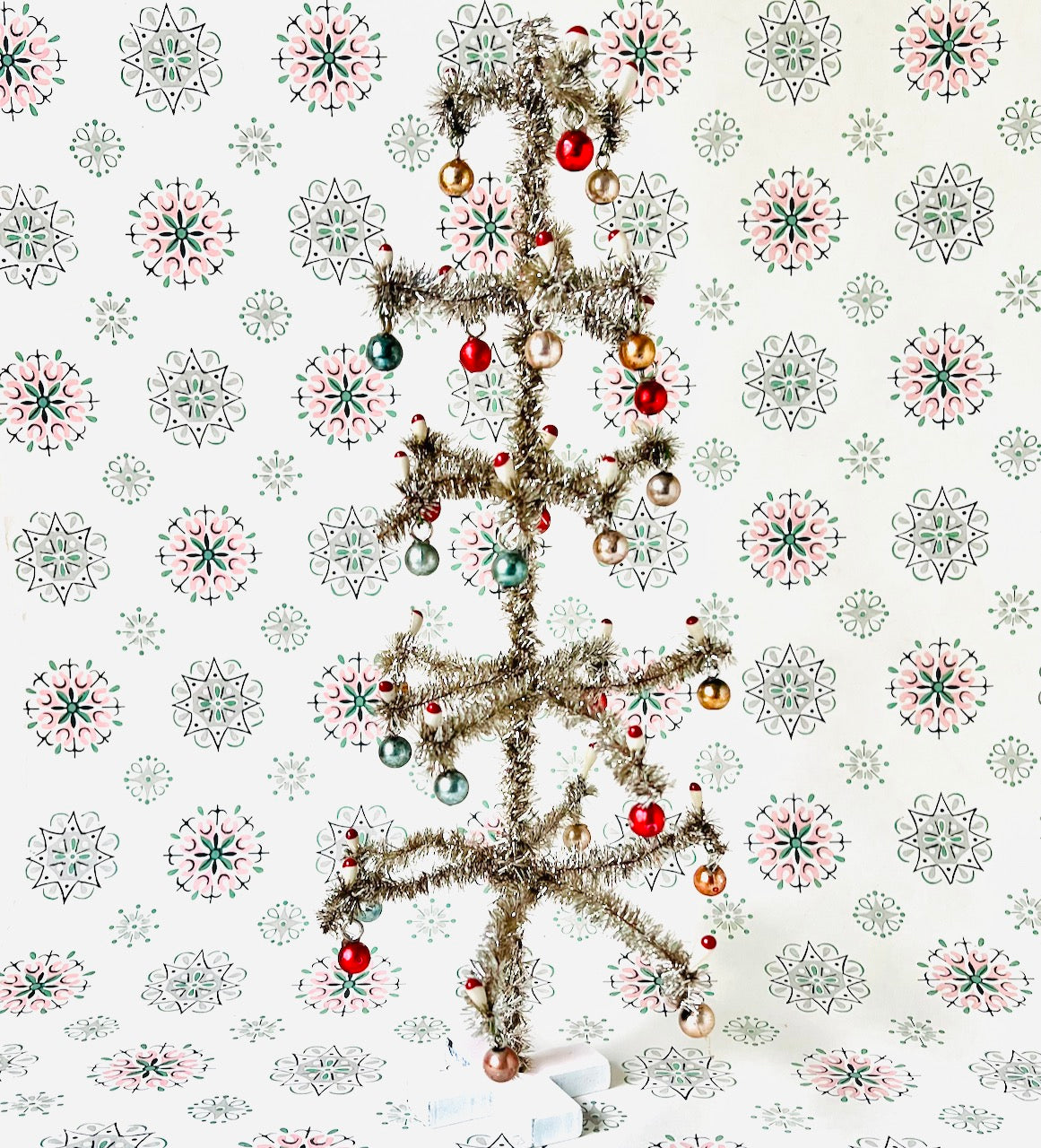 Mini Victorian Tinsel Trees