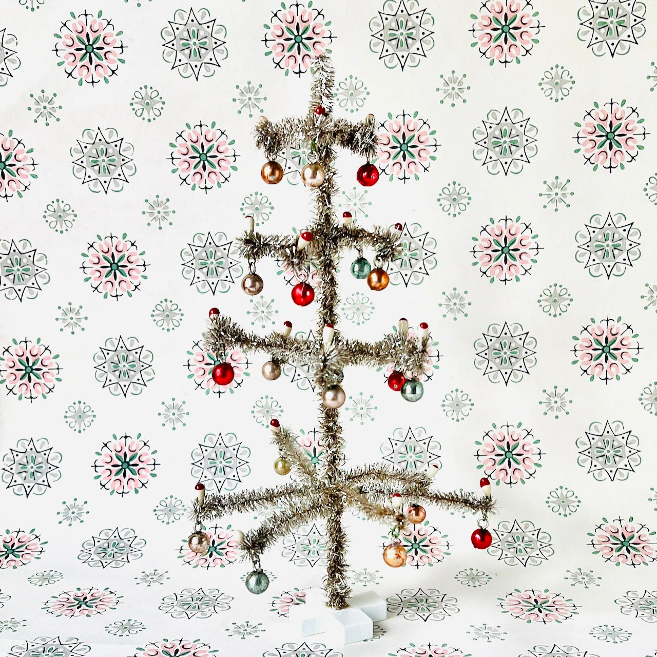 Mini Victorian Tinsel Trees