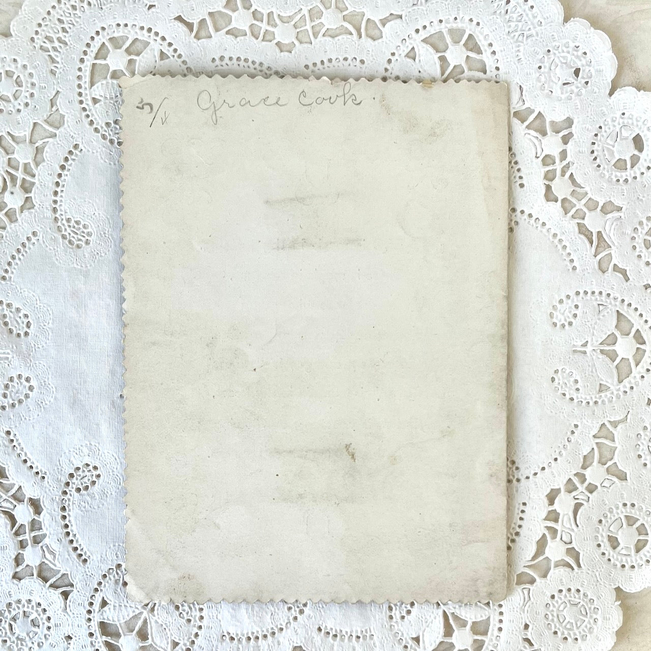 Vintage Valentine 3D Card - Lacey Portrait