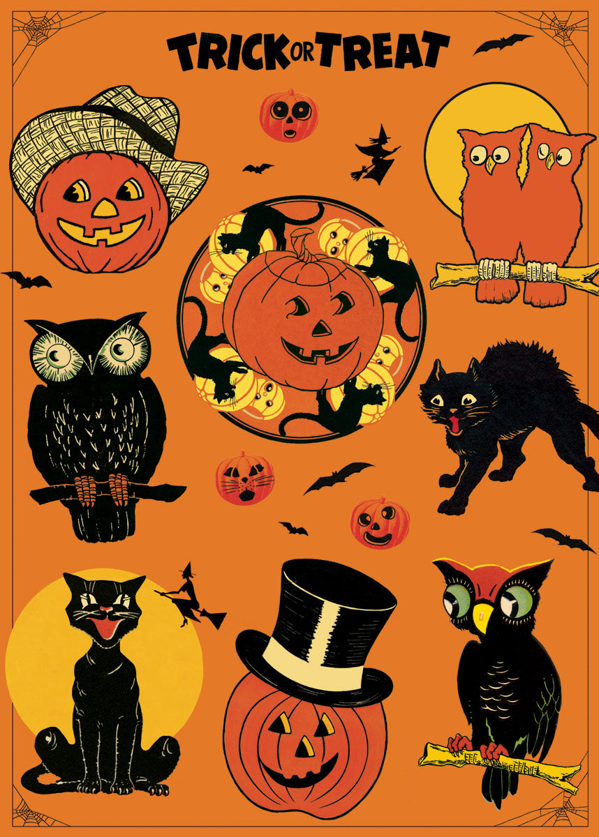 Trick or Treat - Cavallini Wrap & Poster