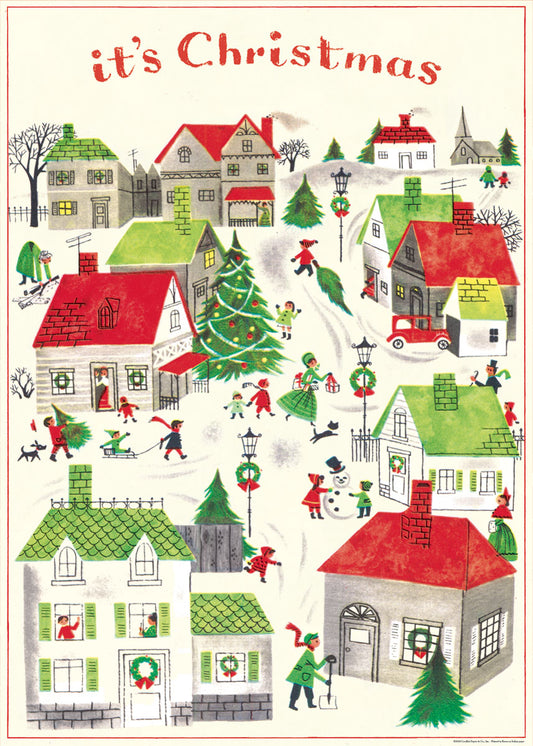 It’s Christmas - Cavallini Wrap & Poster