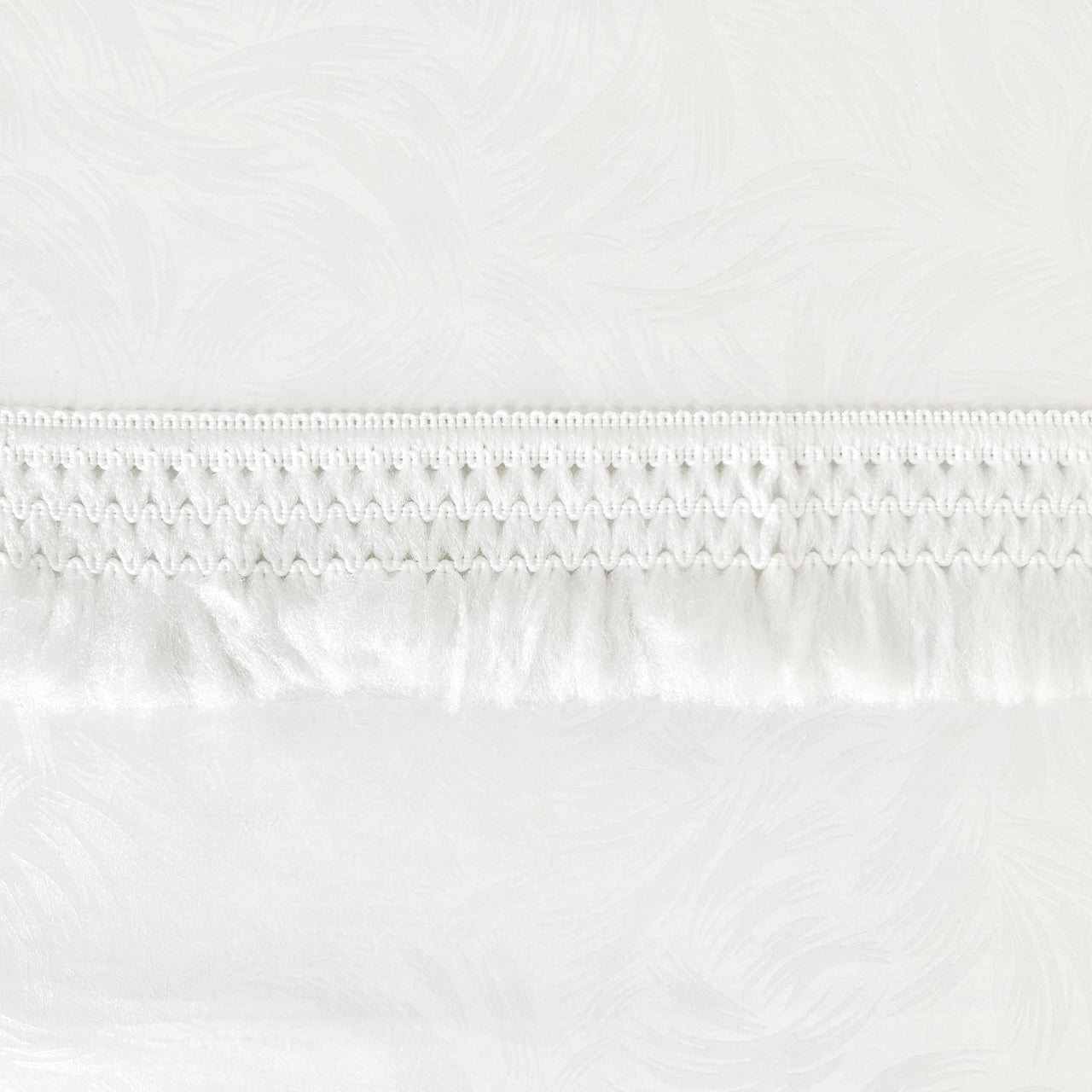 White_Fuzzy_Tassel_Fringe