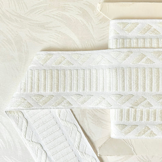 Wide Embroidered Webbing