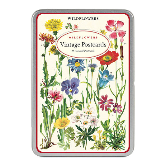 Wildflowers_Vintage_Postcard_Set