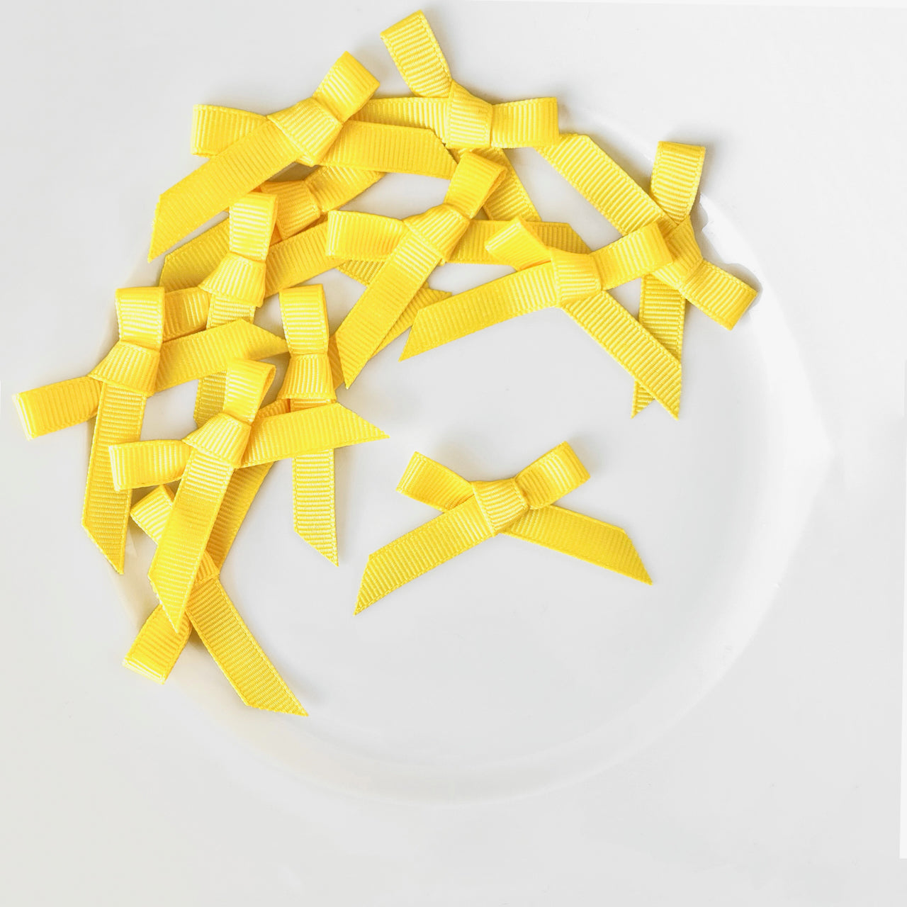 Yellow_Grosgrain_Tied_Bow