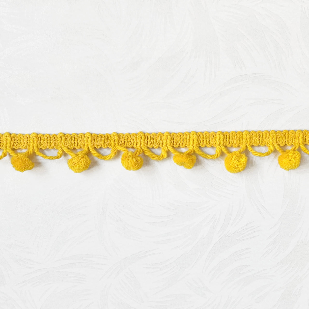Yellow_Swag_Cotton_Ball_Fringe