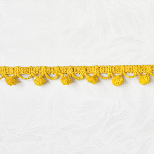 Yellow_Swag_Cotton_Ball_Fringe