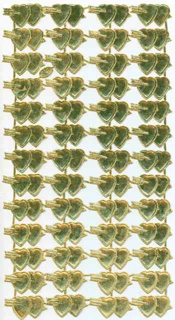 Double Hearts with Arrow