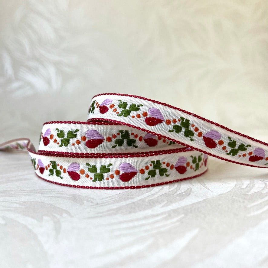 Narrow Hearts on the Side Jacquard - Multiple Colorways