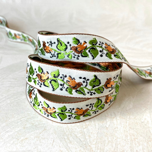 Birds on Vine Jacquard - Vintage