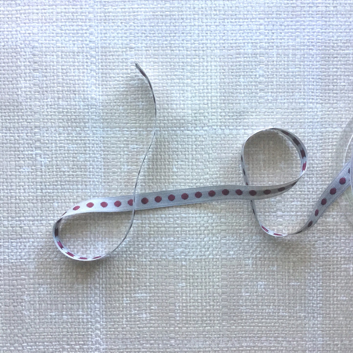 Woven Dots in a Row Ribbon - Multiple Colorways