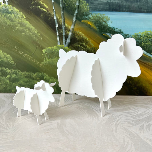 Die-Cut Paper Sheep