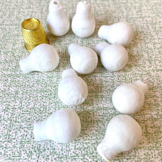 Spun Cotton Pear Shapes