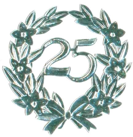 Anniversary Dresden Die-Cut Medallions - 25 piece