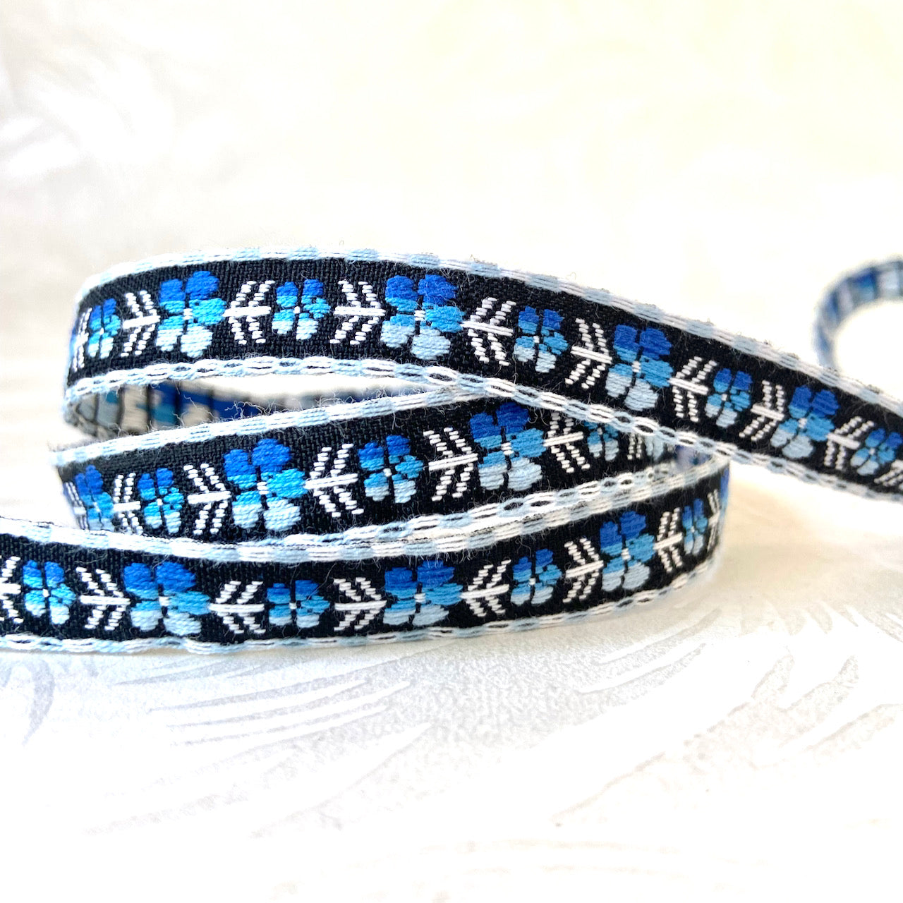 Narrow Floral Dash Jacquard - Multiple Colorways