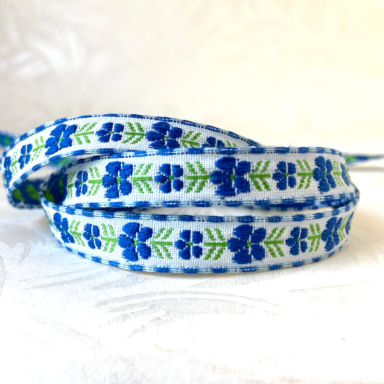 Narrow Floral Dash Jacquard - Multiple Colorways