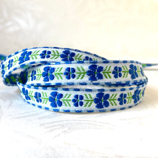 Narrow Floral Dash Jacquard - Multiple Colorways