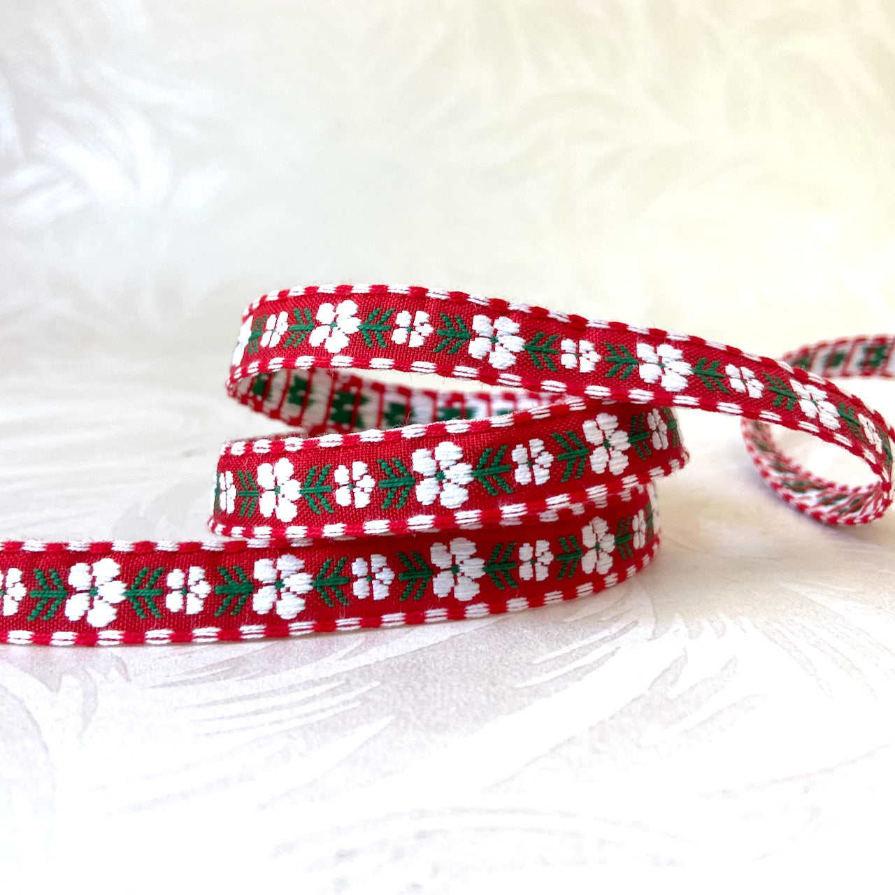 Narrow Floral Dash Jacquard - Multiple Colorways