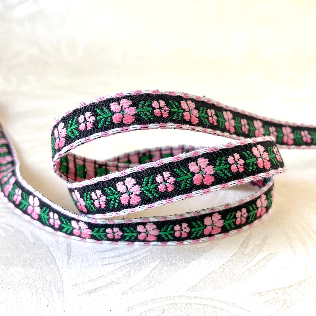 Narrow Floral Dash Jacquard - Multiple Colorways