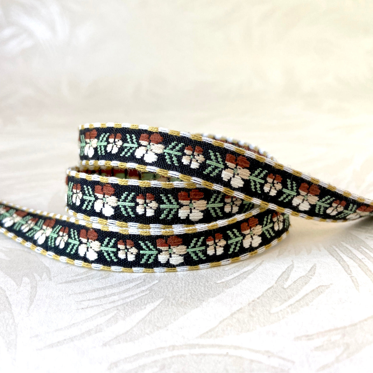 Narrow Floral Dash Jacquard - Multiple Colorways