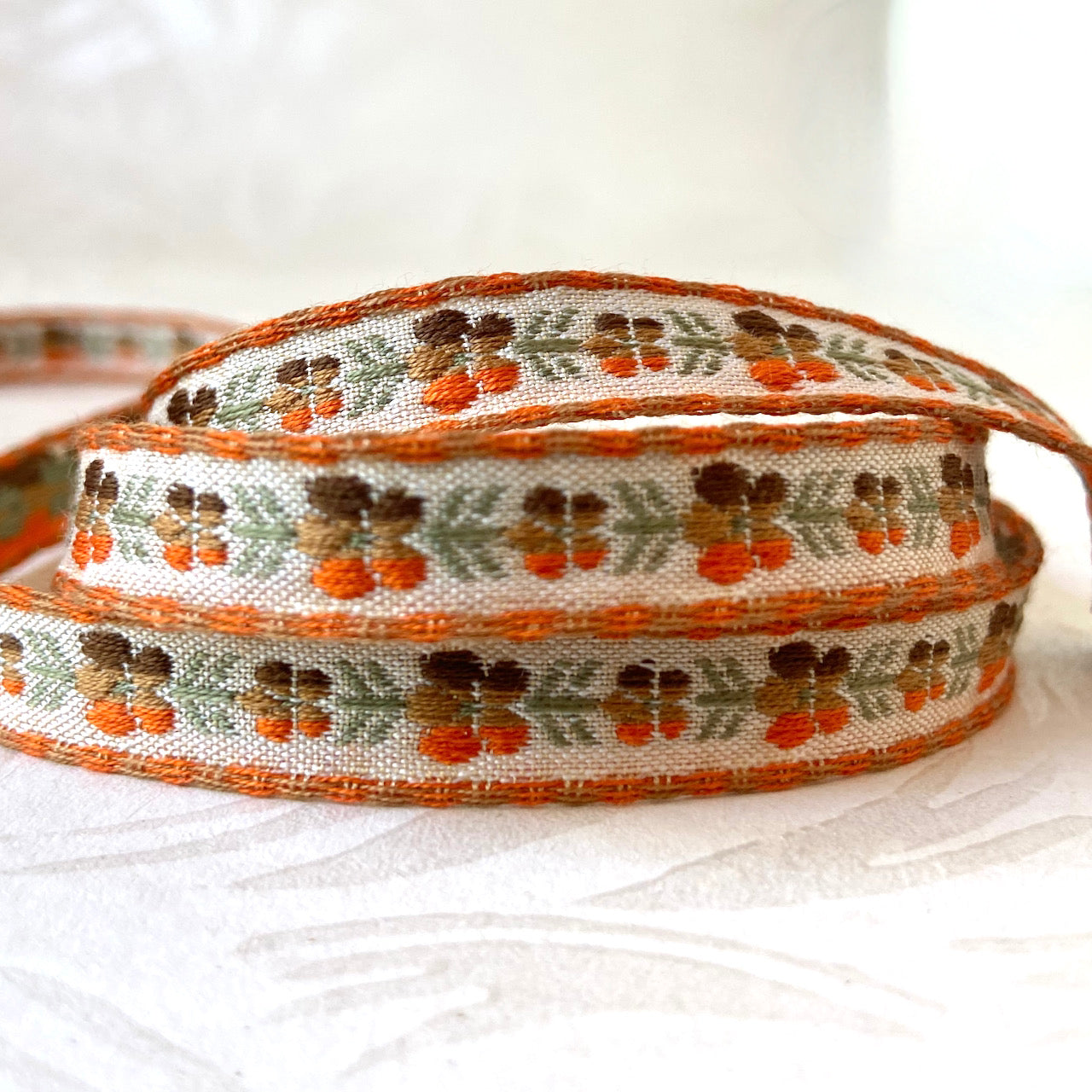 Narrow Floral Dash Jacquard - Multiple Colorways