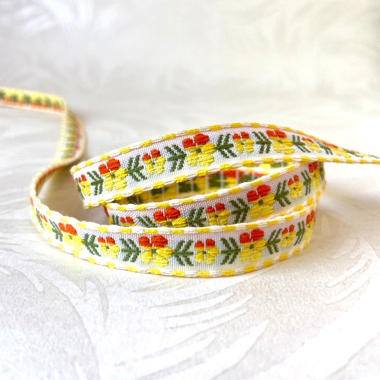 Narrow Floral Dash Jacquard - Multiple Colorways