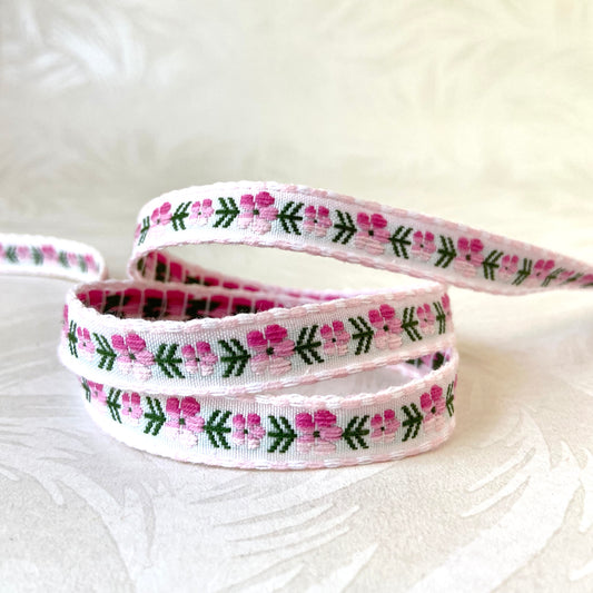 Narrow Floral Dash Jacquard - Multiple Colorways