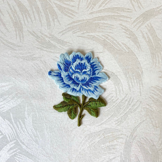 Large Stitched Rose Applique - Multiple Colorways